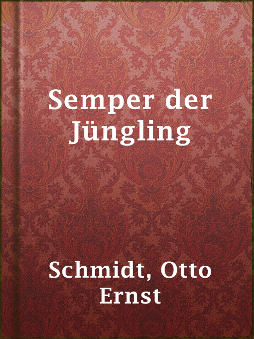 Cover image for Semper der Jüngling